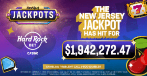 The New Jersey Jackpot has hit for over $1.9 million