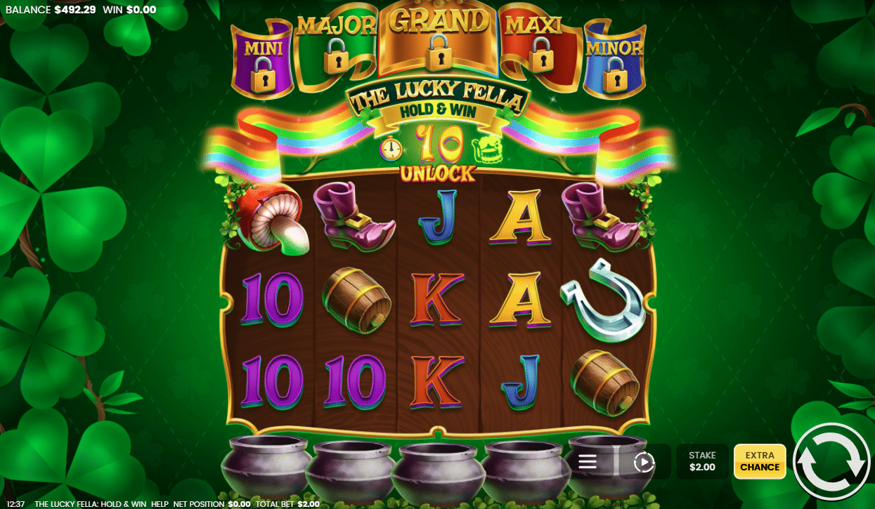The Lucky Fella Hold and Win