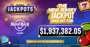 The New Jersey Jackpot has hit for $1,937,382.05