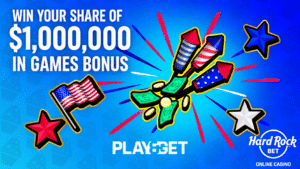 $1M Play and get in games bonus for 4th of july